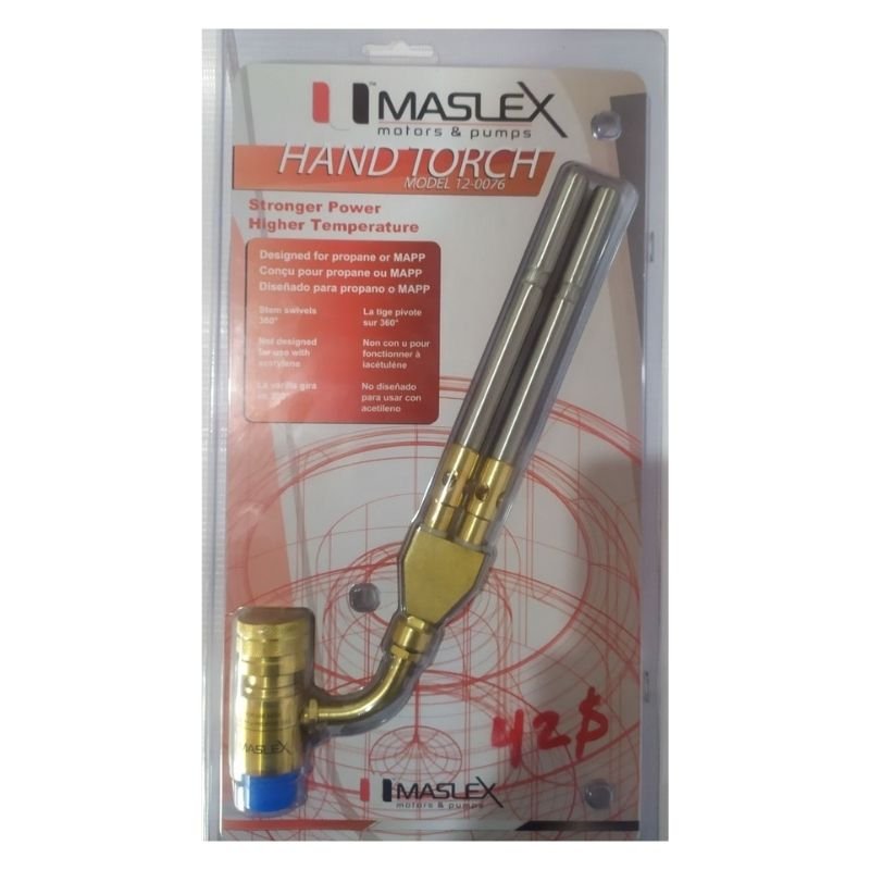 Pico de soldar con 2 boquillas Marca Maslex modelo 12-0076