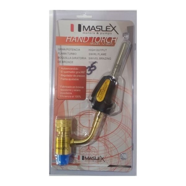 Pico de soldar con boquillas giratoria Marca Maslex modelo 12-0075