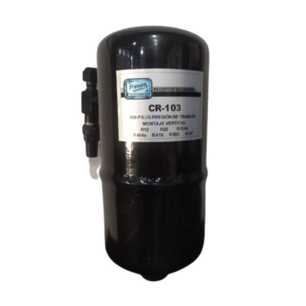 Receptor de líquido con válvula 3/8 HP 4L"