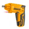 Ingco Destornillador inalámbrico 4v con accesorios