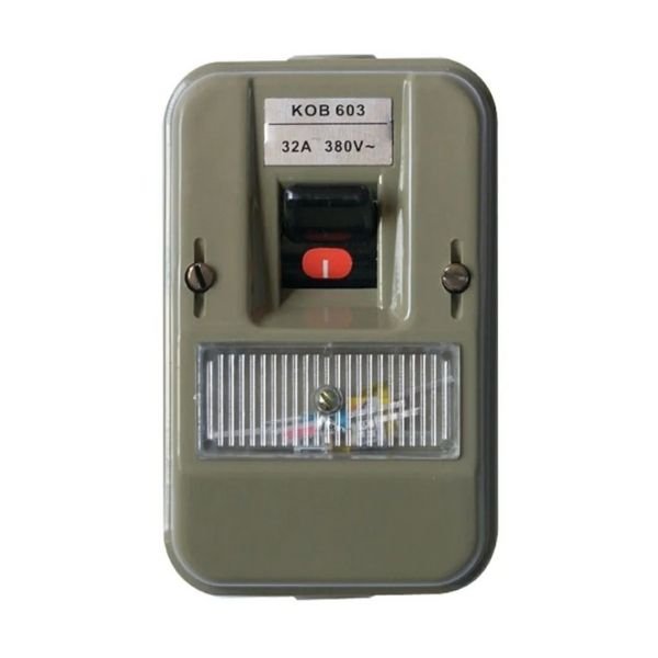 interruptor 602 sup. t/ticino 32amp 380v kob