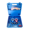 Juego Manometro Completo Con Mangueras Y Acoples Para Gas Automotriz R1234yf