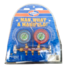 Juego Manometro Uniweld Completo R12/R22/R134a Qal3sm-1 (Psi-Kg/Cm2-Farenheit) - Imagen 3