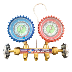 Juego Manometro Uniweld Completo R12/R22/R134a Qal3sm-1 (Psi-Kg/Cm2-Farenheit)