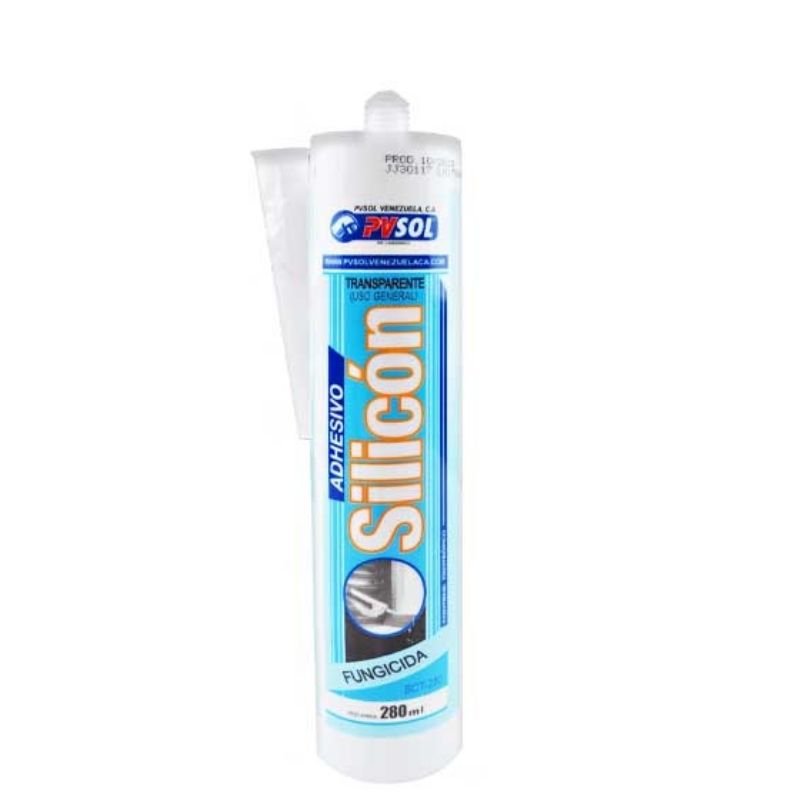 Silicón acético blanco 280 mL PVSOL