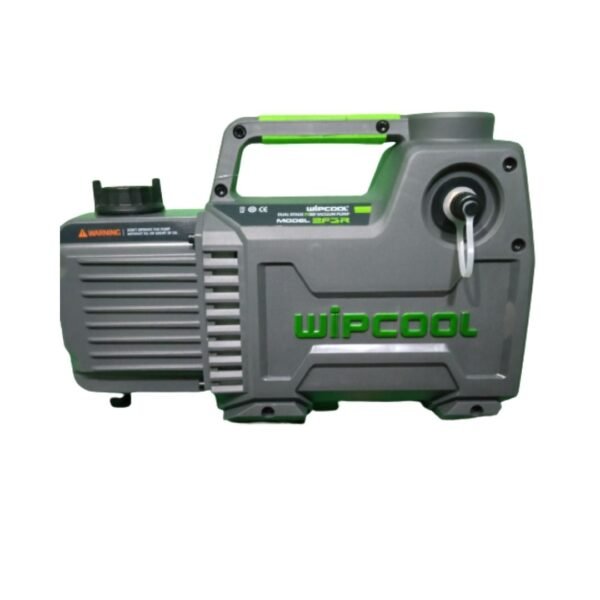 Bomba de vacio 3/4 hp 2 etapas 7 cfm Flujo: 198l/min capacidad de aceite: 520 ml Peso: 9.8 kg con vacuómetro integrado