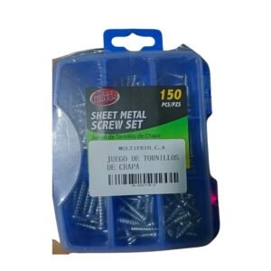 Juego de tornillos de chapa