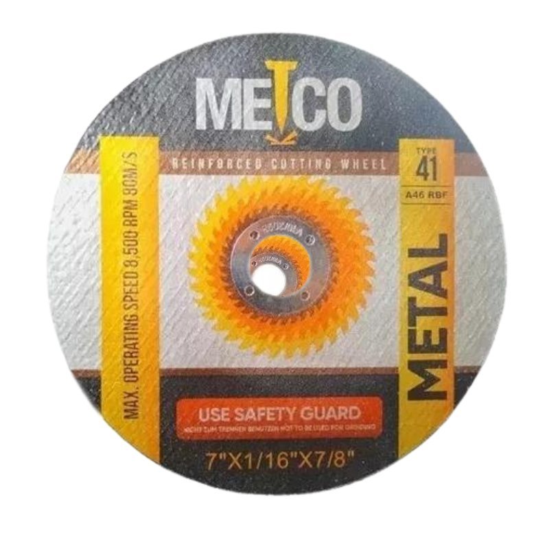 Disco de corte ultra fino 7"x1/16"x7/8" marca Metco