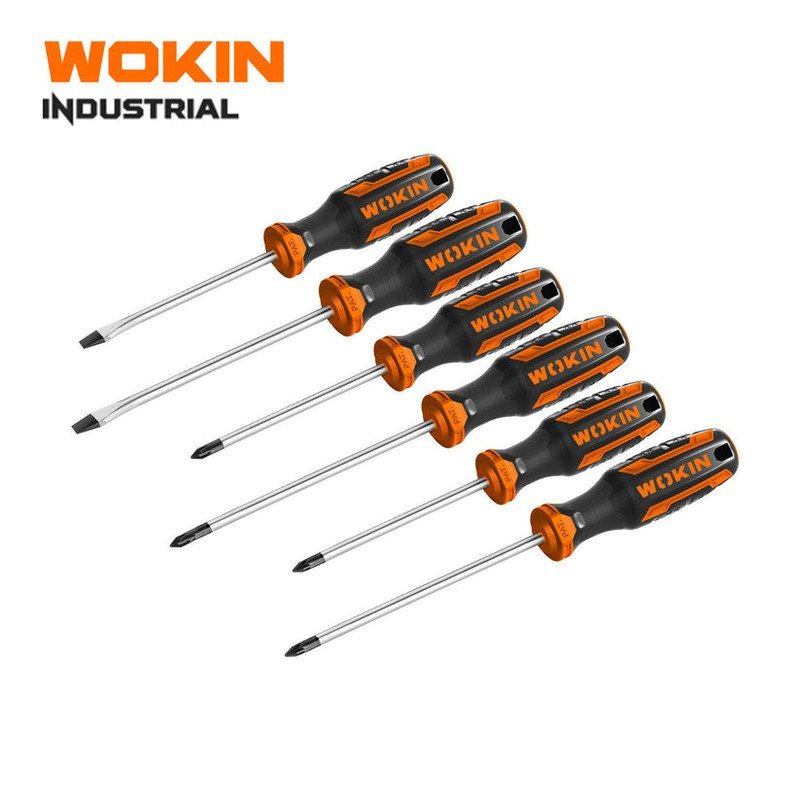 Juego de destornilladores 6 piezas marca Wokin