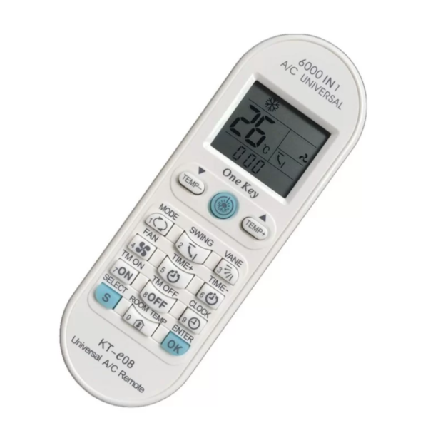 Control universal para aire acondicionado 6000 en 1 KT-E08