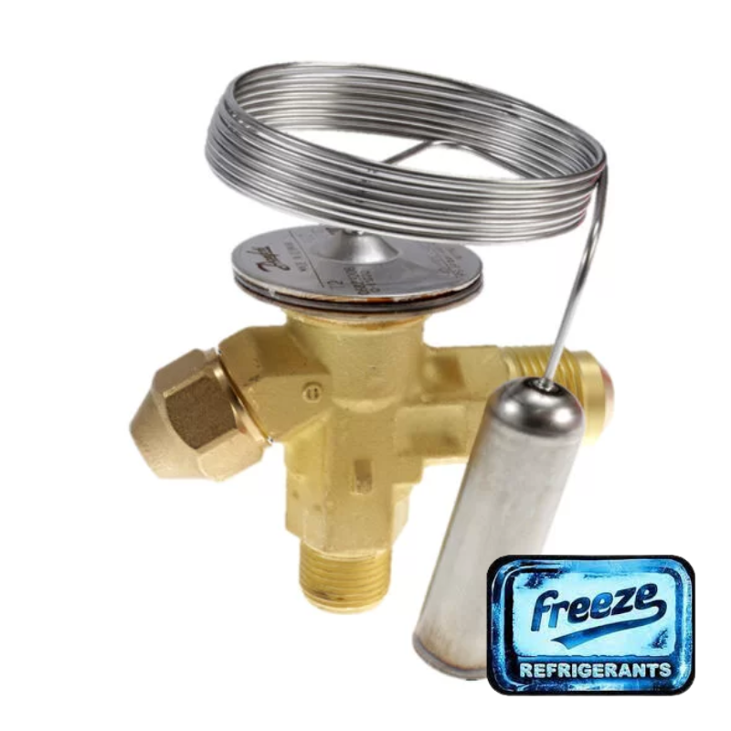 VALVULA DE EXPANSIÓN FR-TX2 R22/R407C CON ECUALIZADOR INTERNO MARCA FREEZE