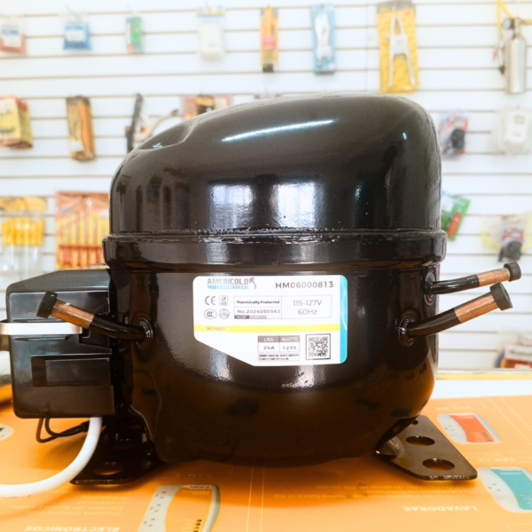 COMPRESOR AMERICOLD 1/3 HP EN ALTA MODELO HM06000813R-134A - Imagen 3