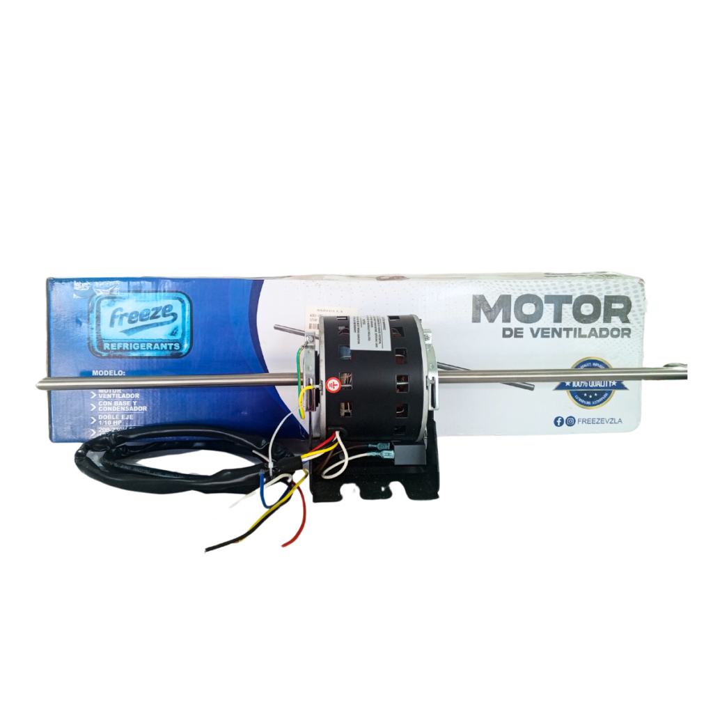 MOTOR VENTILADOR DOBLE EJE 1/10HP MODELO FR504