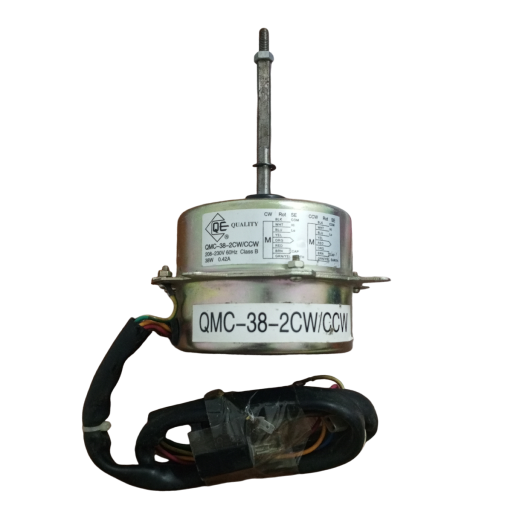 MOTOR PARA CONDENSADORA MINI SPLIT 12,000 BTU 1 EJE  220V 38W CW/CCW QMC-54-2CW
