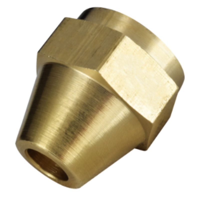 TUERCA DE 3/8"  COPA FLARE BRONCE (NO REFORZADA)