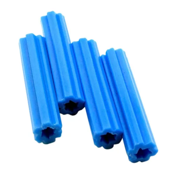 RAMPLUG PLÁSTICO AZUL 5/16"X1-3/8" PAQUETE 100 UNIDADES