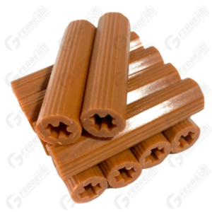 RAMPLUG PLÁSTICO NARANJA 3/8"X1-7-18" PAQUETE 100 UNIDADES