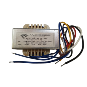 TRANSFORMADOR 75VA X 24V ENTRADA 110-220V MARA A.R COMPONENTS