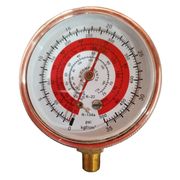 RELOJ PARA MANÓMETRO ALTA PRESIÓN R-22 R-134A A.R COMPONENTS