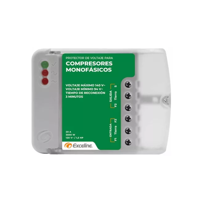 PROTECTOR PARA COMPRESORES MONOFÁSICOS 120V GSM-RF