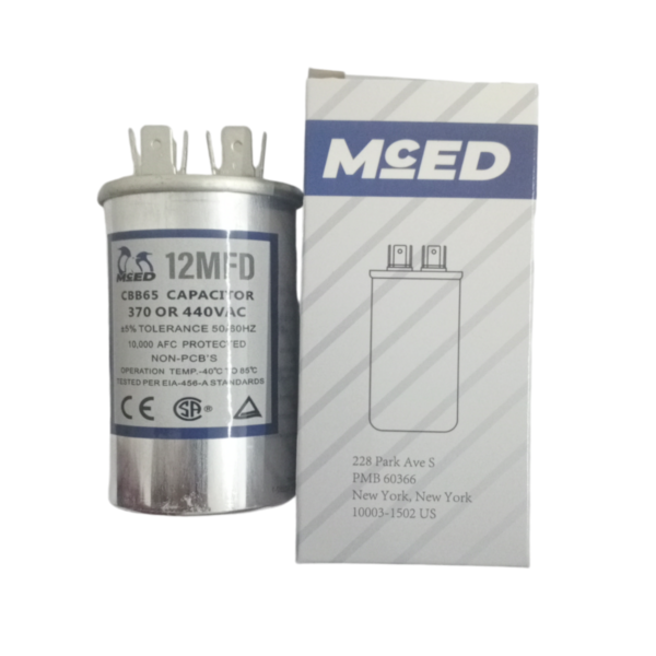Capacitor De Marcha 12 MFD 370/440V McED