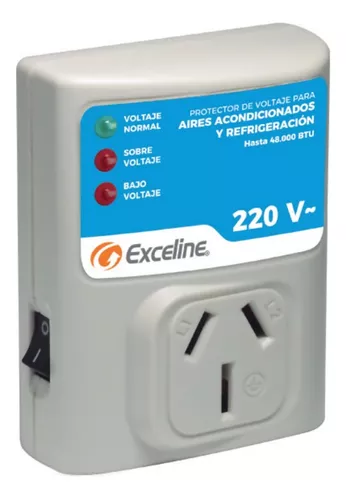 Protector Adaptador Para Equipos de aire acondicionado Receptaculo Chino 220v CCE GSM-RE220CS