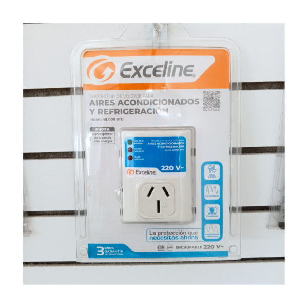 Protector Para Aires Acondicionados Hasta 48.000 BTU 220V Exceline GSM-RE22M - Imagen 2