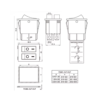 SWITCH CUADRADO 125V 10A 6 PIN DOBLE ON-OFF-ON-OFF ROJO KCD2-502 - Imagen 3