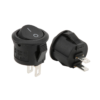 SWITCH REDONDO PEQUENO 125V 6A ON-OFF 2 PINES NEGRO KCD11 - Imagen 2