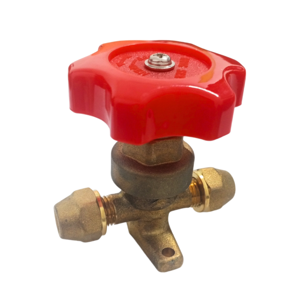 VALVULA DE PASO MASLEX 1/4" SAE DIAFRAGMA FLARE