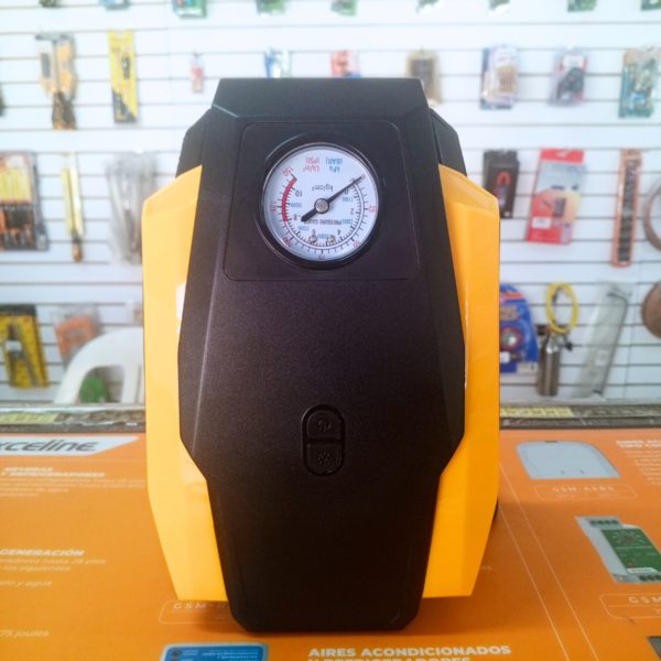 COMPRESOR DE AIRE PORTÁTIL ELÉCTRICO DE 12V, BOMBA INFLADO DE NEUMÁTICOS KOBATEX CON PANTALLA ANALÓGICA DE 22 CILINDROS - Imagen 3