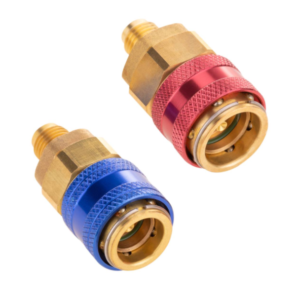 JUEGO DE CONECTOR RAPIDO PARA R 134 COLD-TECH QC-15 - Imagen 2