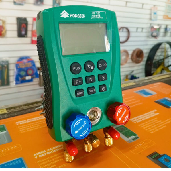 MANÓMETRO DIGITAL HS-330 , DOBLE CANAL, CÁLCULO INTELIGENTE, MEDIDOR DE PRESIÓN - Imagen 4