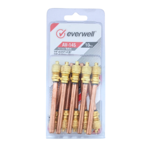 VALVULA DE CARGA CORTA 1/4" SOLDABLE EVERWELL