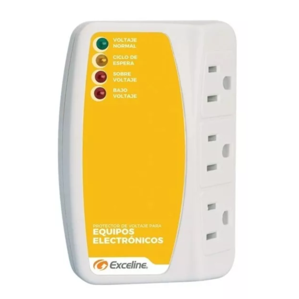 PROTECTOR PARA EQUIPOS ELECTRONICOS TRES TOMAS 120VAC. GSME120