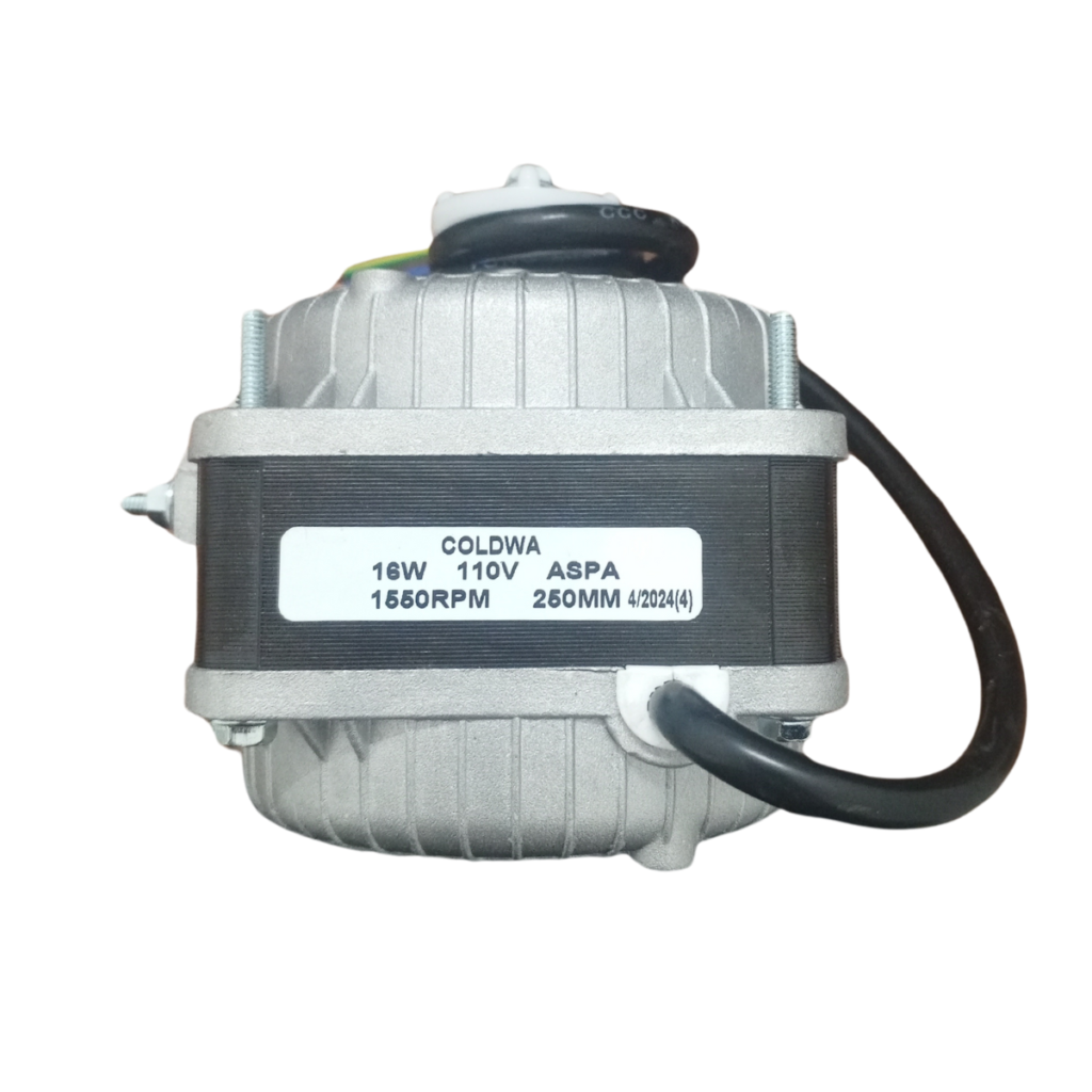MOTOR VENTILADOR 16W MARCA COLDWA CON ASPA(250MM) 1150 RPM