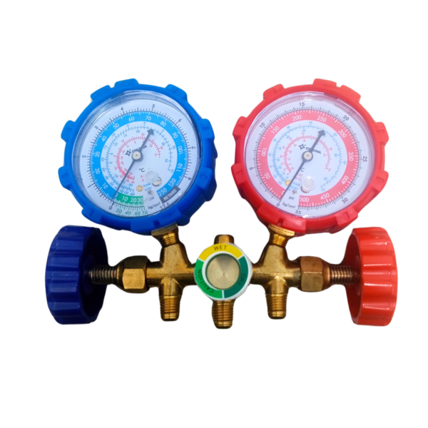 JUEGO MANOMETRO CON MANGUERA 36" R22/R22/R134/R502/R12 COLDWA