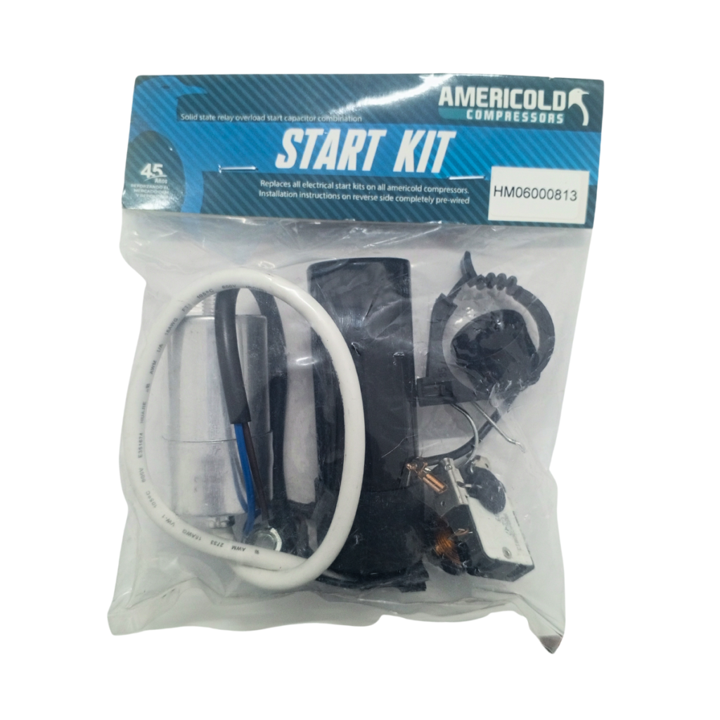 KIT ARRANQUE COMPRESOR AMERICOLD ALTA R134a 1/2 CON CAPACITOR 280uF 25