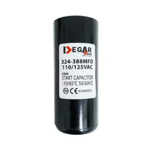 CAPACITOR ARRANQUE 324-388MFD 110/125V DEGAR