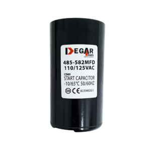 CAPACITOR ARRANQUE 485-582MFD 110/125V DEGAR