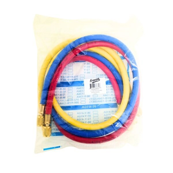 JGO DE MANGUERAS MANOMETRO CORTAS 36" CT-336 3.000PSI MARCA FREEZE RF13D33666H