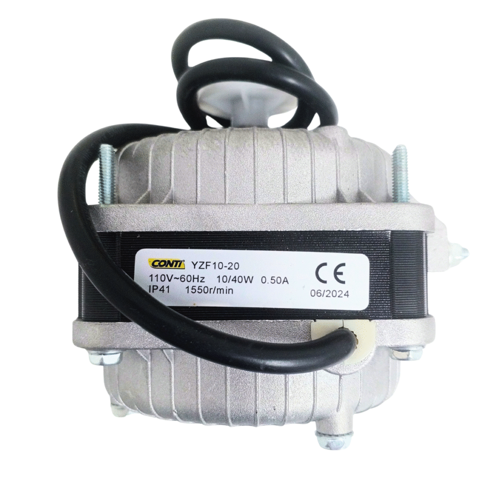MOTOR VENTILADOR CONS ASPA Y BASE  DE 10W 110V MARCA CONTI