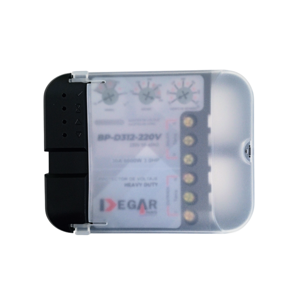 Protege tus equipos con el mejor protector para aire acondicionado 220V BP-D312 DEGAR. Evita daños eléctricos, prolonga la vida útil de tu sistema y disfruta de máxima seguridad.