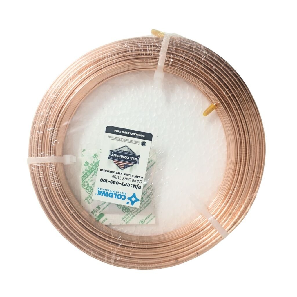 ROLLO DE TUBERIA CAPILAR 0.49  30M MARCA COLDWA