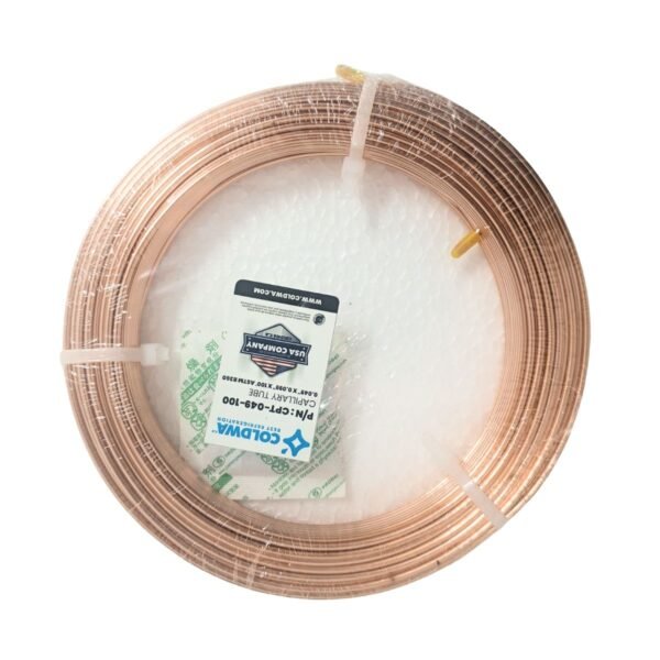 ROLLO DE TUBERIA CAPILAR 0.49  30M MARCA COLDWA
