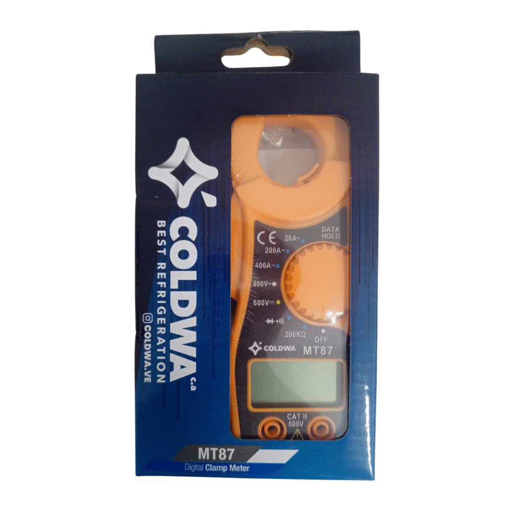 VOLTIAMPERÍMETRO DIGITAL DE BOLSILLO MARCA COLDWA MT87